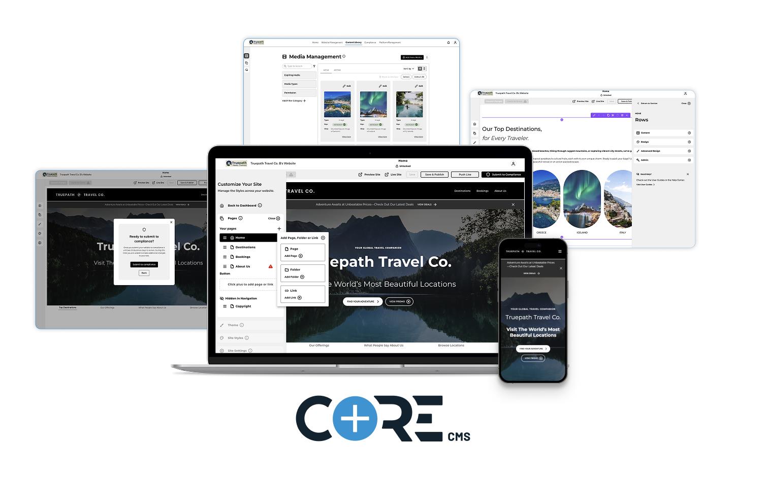 CORE CMS: The All-in-One Marketing Builder for Industries at Scale